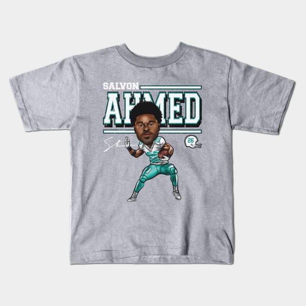 Salvon Ahmed Miami Cartoon Kids T-Shirt by MASTER_SHAOLIN